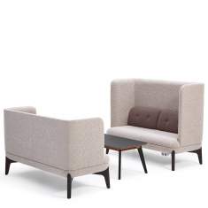 Sofa grau gepolstert Loungesofa Orangebox, Coze