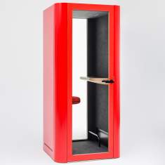 Telefonzelle, Akustik-Kabine, Schallschutzkabine, Büro, Akustik-Raumsystem, MUTE Design, Akustik Telefonkabine Space S