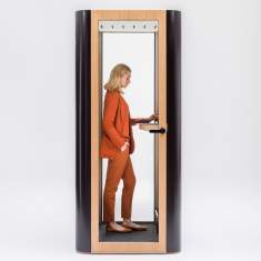 Telefonzelle, Akustik-Kabine, Schallschutzkabine, Büro, Akustik-Raumsystem, MUTE Design, Akustik Telefonkabine Space S
