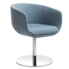 Loungesessel blau Stoff Bürosessel Design, profim, Nu