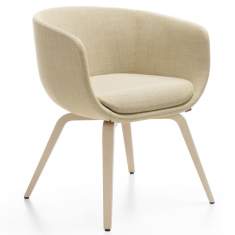 Loungesessel beige Stoff Bürosessel Design, profim, Nu