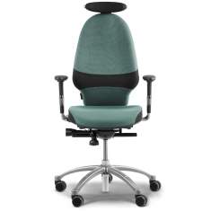 Drehstühle Büro ergonomisch Bürostühle mit Armlehnen mit Kopfstütze, Flokk, RH Extend