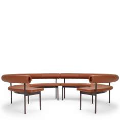 Lounge Sitzmöbel braun Loungesofa, offecct, Font, Sofa Open Circle