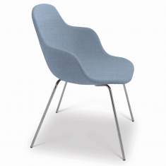 Besucherstuhl grau Besucherstühle Konferenzstühle Cafeteria Stühle, offecct, Palma Meeting
