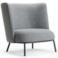 Loungesessel grau Design Büro Loungemöbel, offecct, Shift High