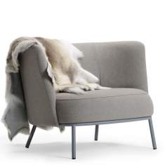 Clubsessel grau Loungesessel Design Büro Loungemöbel,, offecct, Shift Low