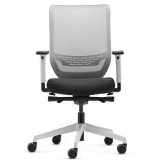 Drehstühle Büro ergonomisch Bürostühle mit Armlehnen, Trendoffice, to-sync work white