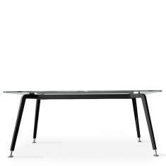 Glas Schreibtisch Tischplatte Glas Schreibtische moderne Büromöbel, Hiller, CQ table
