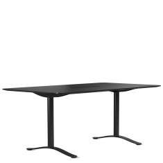 Kleiner Schreibtisch Design Schreibtische schwarz Homeoffice Büromöbel schwedisches Design, Skandiform, Aplomb