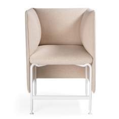 Design Clubsessel beige Büro Loungesessel moderne Loungemöbel, Materia, Alto