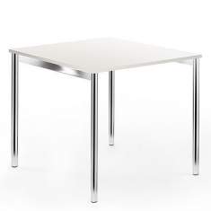 Tisch quadratisch Konferenztisch Cafeteria Tisch Kantinen Tische stapelbar Rosconi Objektmöbel - Logotable 307