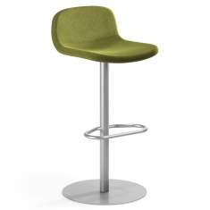 Stoff gepolstert grün Barhocker Materia Neo Barstuhl