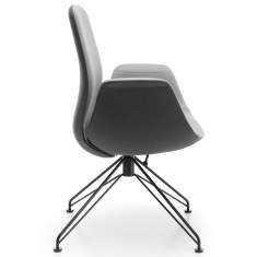 Bürostuhl grau moderne Bürostühle Konferenzstuhl Collaborative Stuhl für Konferenz Design Konferenzstühle Profim ElliePro Ausgezeichnet mit German Design Award