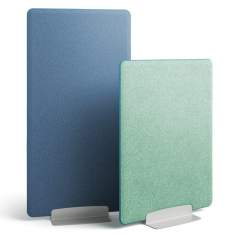 Trennwände Raumteiler Trennwand Büro Stellwand Büro blau grün Steelcase Divisio Acoustic Screen Freistehender