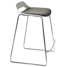Barhocker kunstoff Metalgestell Kuffengestell Barstuhl weiß Wilkhahn Occo