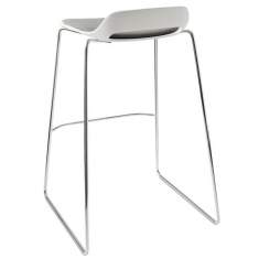 Barhocker kunstoff Metalgestell Kuffengestell Barstuhl weiß Wilkhahn Occo