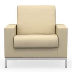 Sessel beige Loungesessel Loungemöbel Stoff Nowy Styl Concerto