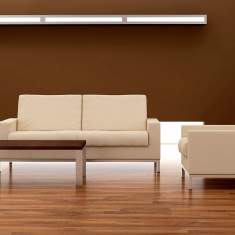 Sessel beige Loungesessel Loungemöbel Set Stoff Nowy Styl Concerto