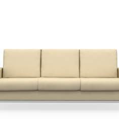 Sofa beige Loungesofa Loungemöbel Stoff 3-sitzer Nowy Styl Concerto