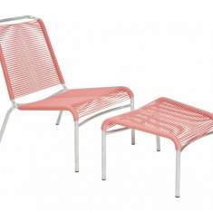 rosa Hocker Embru Altorfer Lounge Hocker