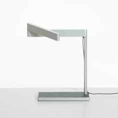 Schreibtischlampe LED Schreibtischlampen modern Tischlampen LED Tischleuchte Aluminium grau Teknion Sanna Lightbar