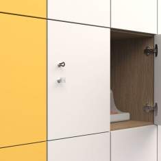 Büroschränke Holz Büroschrank abschließbar Lockerschränke  Schließfachschränke