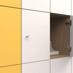 Büroschränke Holz Büroschrank abschließbar Lockerschränke  Schließfachschränke