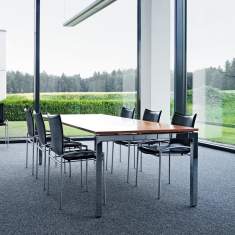 Flexible Konferenztische Büro Konferenztisch Büromöbel Holzplatte Echo Cubos