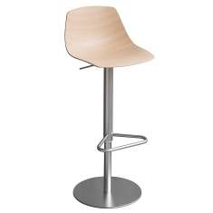 Barhocker Holzschale Barstuhl Metallgestell lapalma miunn