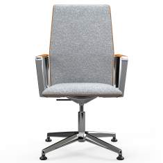 Konferenzstuhl Bürostuhl Design Konferenzstühle mit Armlehnen grau Designer Konferenzstuhl Leder Stoff Konferenzstühle kaufen Konferenzstuhl exklusiv fm Büromöbel CEO