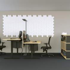 Höhenverstellbarer Schreibtisch elektrisch ergonomische Schreibtische weiß Lista Office LO Pure