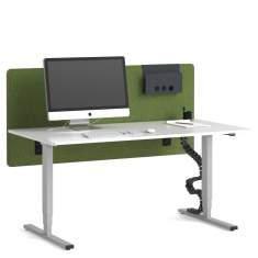 Höhenverstellbarer Schreibtisch elektrisch ergonomische Schreibtische weiß Lista Office LO Pure
höhenverstellbar