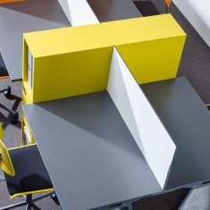 Tisch-Organisations Trennwandsysteme Organisationswand Tischtrennwand, Novex, CAMPUS Atelier