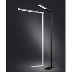 LED Stehleuchten dimmbar Stehleuchte modern Büroleuchte weiß schwarz Styro Hansa LED Berryl