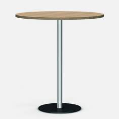 Stehtisch Cafeteria Tisch rund Stehtische Hochtisch Holz Zmep STELLE ZR-H