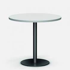 Besprechungstisch Rund Cafeteria Tisch Konferenztisch Büro weiß Zemp STELE ZR