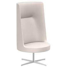 Loungesessel Clubsessel weiß Sessel Lounge Loungemôbel Drehsessel Brunne Banc