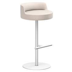 Barhocker beige Barstuhl Säulenfuss Brunner Banc