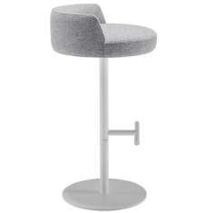 Barhocker grau Barstuhl Säulenfuss Brunner Banc