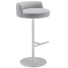 Barhocker grau Barstuhl Säulenfuss Brunner Banc
