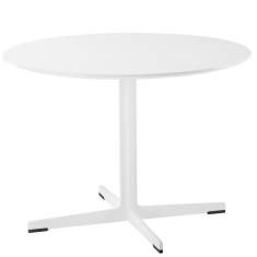 Designer Beistelltisch weiß Beistelltische Rund X-Fuss Brunner Banc