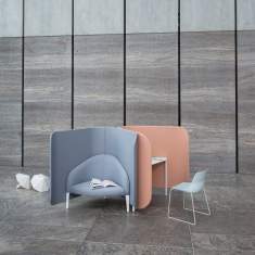 Loungesessel blau Clubsessel Lounge Loungemöbel Sessel Dreifuss Brunner cellular