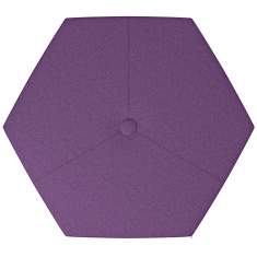 Hocker violett Polsterhocker Modulare Sitzelemente Sitzinseln, Kinnarps, Trixagon Stool