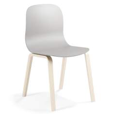 Besucherstuhl Holz Besucherstühle Holzschalle Konferenzstuhl grau Konferenzstühle Materia Neo Lite