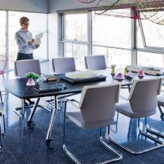 Grosse Konferenztische auf Rollen Konferenztisch fahrbar Rolltisch klappbar Rolltische, Sedus, mastermind