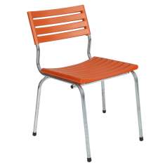 Besucherstuhl orange Besucherstühle Kunstoff Gartenstuhl feuerverzinkt Gartenstühle Cafeteria Stuhl Kantinen Stuhl mobbel classic