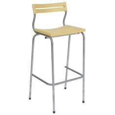 Barhocker gelb Barstuhl Kunstoff Gestell feuerverzinkt moobel BARmax