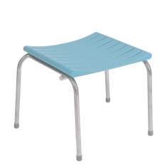 Hocker blau Gartenhocker feuerverzinkt wetterfest LOWmax small