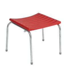 Hocker rot Gartenhocker feuerverzinkt wetterfest LOWmax small