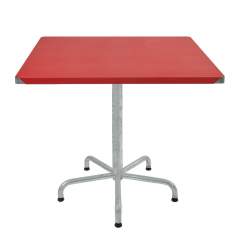 Bistrotisch klappbar rot Bistrotische Gartentisch mit 5-Fuss moobel Nostalgy Bistro eckig